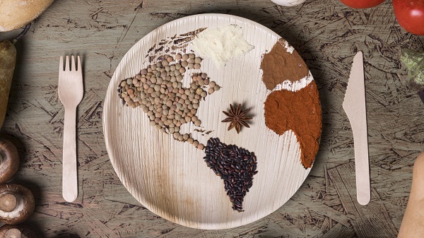 Con il catering è possibile esplorare menù da tutto il mondo.